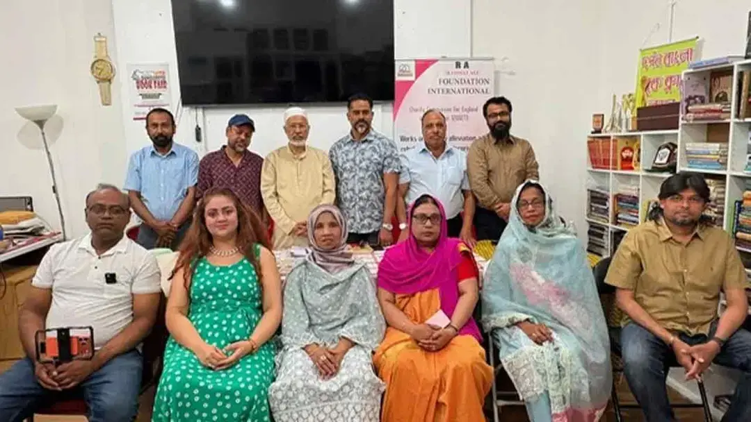 আদিত্য অন্তর-এর সম্মানে লন্ডনে লেখক-প্রকাশক এর প্রীতি আড্ডা