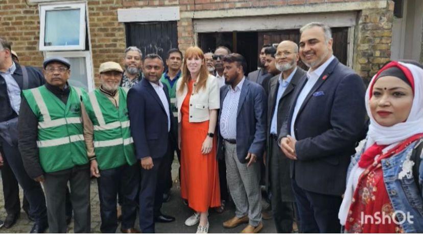 লন্ডনে হিউমেনিটিরিয়ান লিভস সেভিংস ট্রাস্টের ফুড ব্যাংক পরিদর্শনে এঞ্জেলা রেইনার এমপি